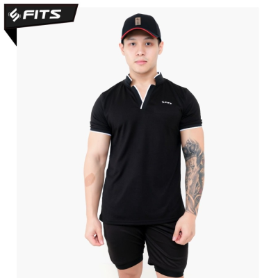 FITS Threadcool Revo V Neck Polo Sports Shirt